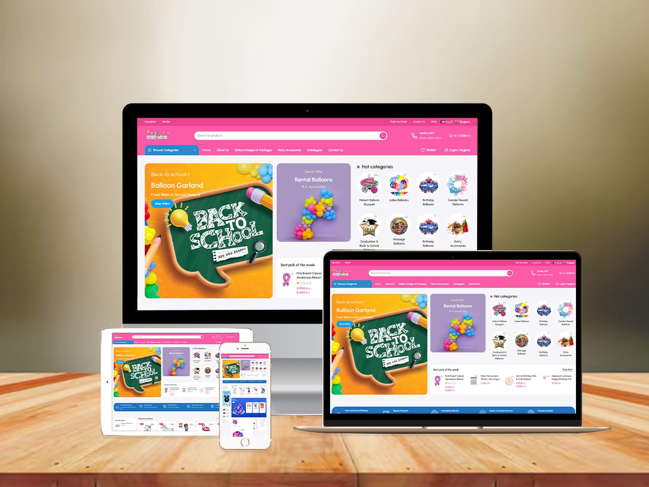 Partycorner Website