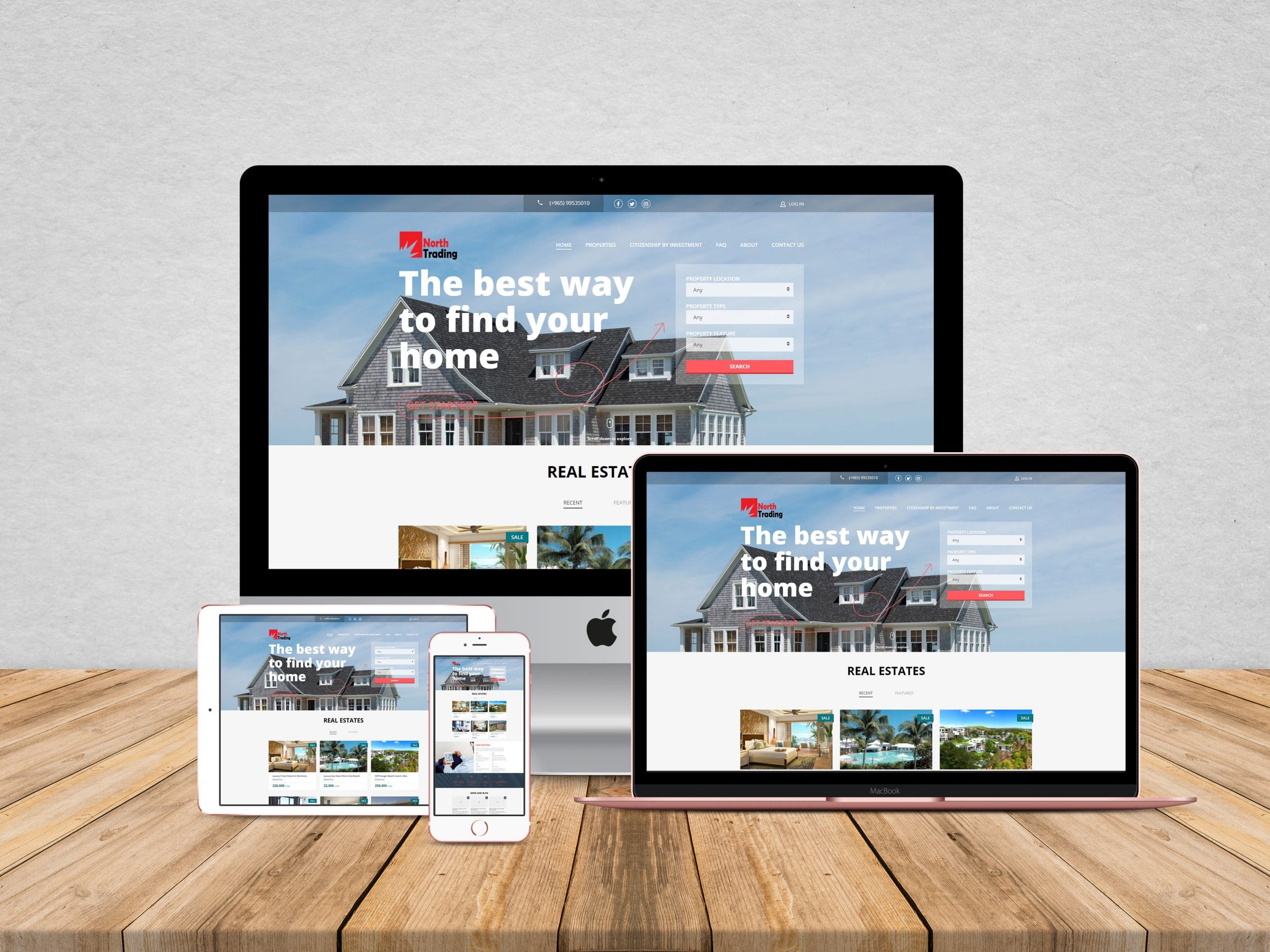 North TRD Real Estate Website