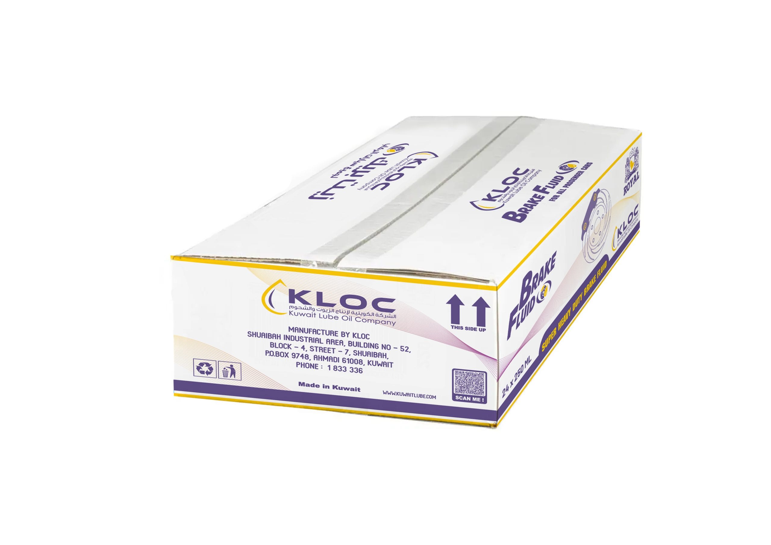 KLOC – Brake Fluid Repacking Carton